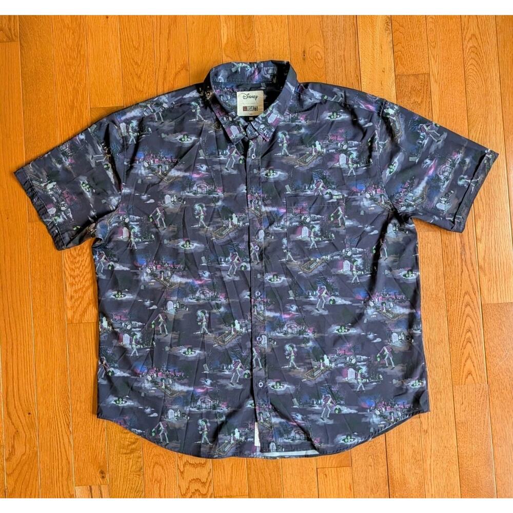 RSVLTS Disney Hocus Pocus Billy's Graveyard Shift KUNUFLEX Shirt 3XL